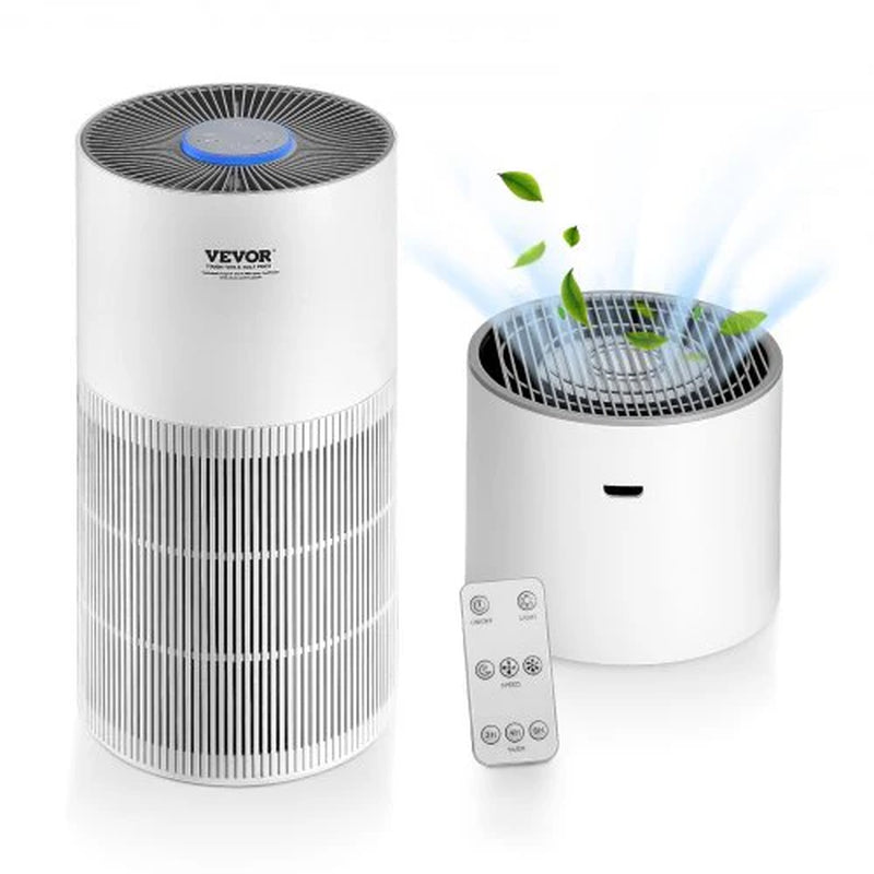 Air Purifier 1090 Ft2/H True HEPA 11 Filter Air Cleaner for Home Large Room