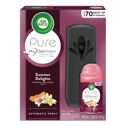 Automatic Air Freshener Spray Kit (Gadget + 1 Refill), Summer Delights, Essential Oil