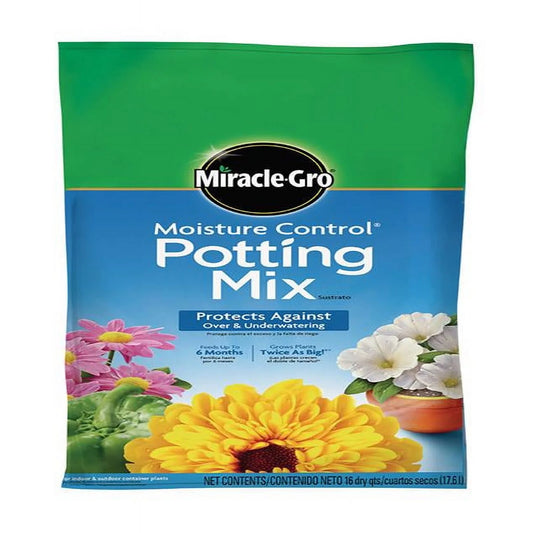 Miracle Gro Moisture Control Potting Mix, 16 Quart